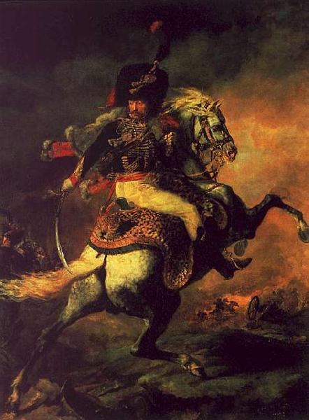  Theodore   Gericault Officer of the Hussars